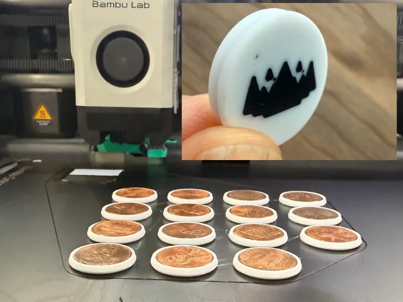 Backgammon Checkers - Lux Kit (Pennies inside)