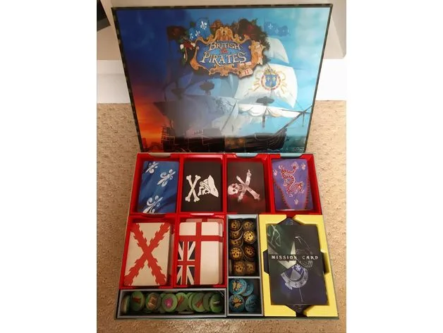 British vs Pirates organizer and insert (for all content)