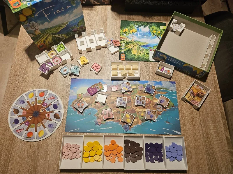 Finca (2024) Boardgame Inserts