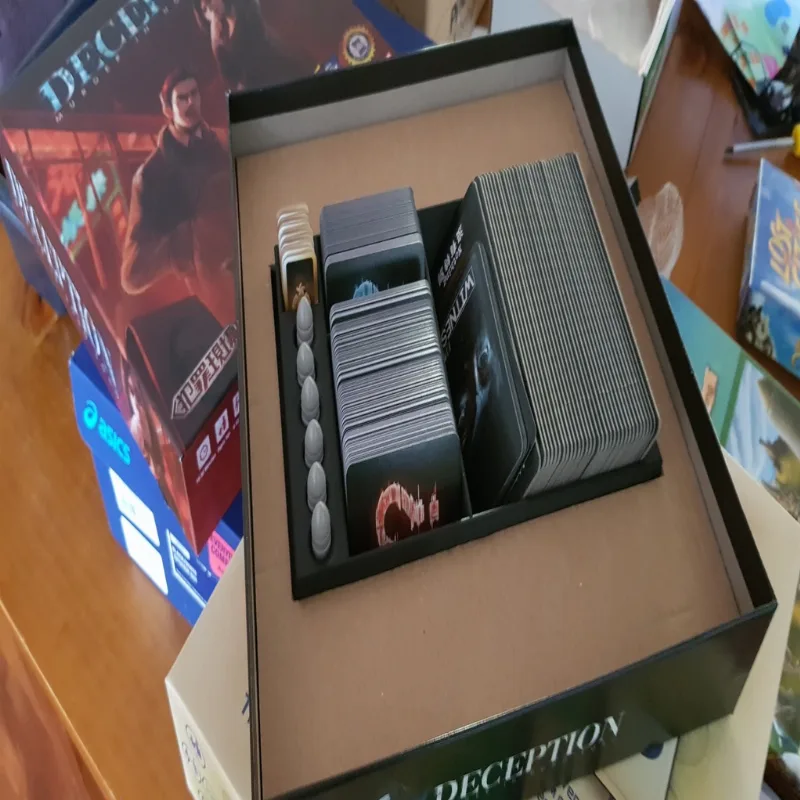 Deception Murder in Hong Kong box organiser insert