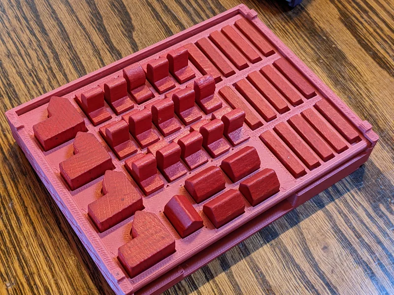 Catan Seafarers base plate with slide on stackable cover