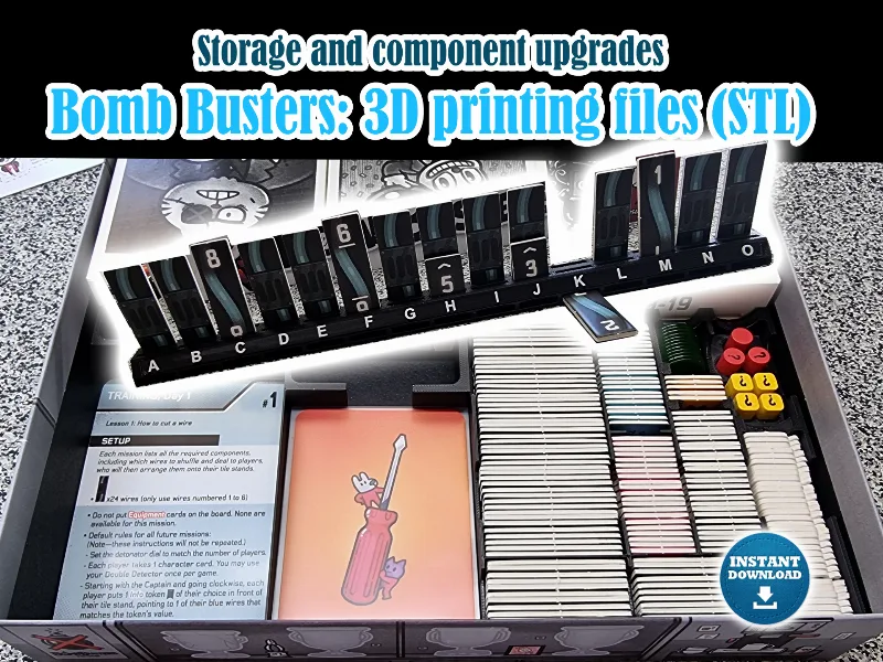 Bomb Busters Wire Tray upgrade & Storage Solution