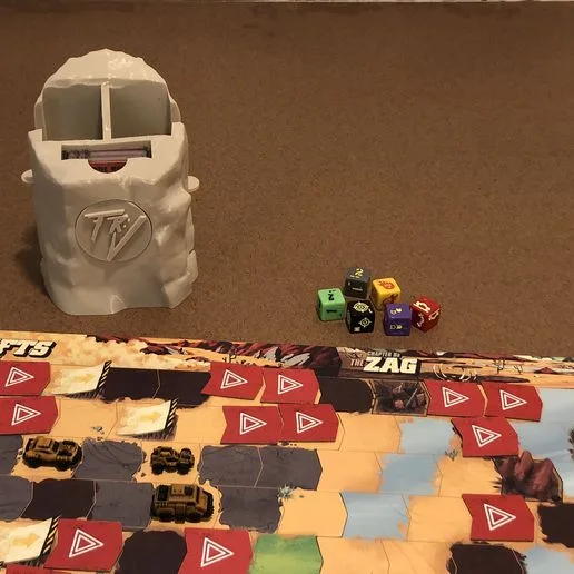 Compact Hazard and Damage holder for Thunder Road: Vendetta