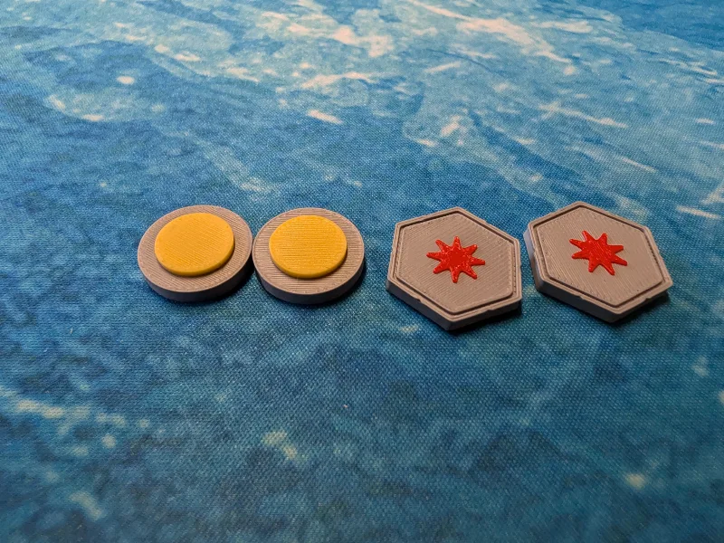 Star Wars Outer Rim Dammage and Goal Tokens