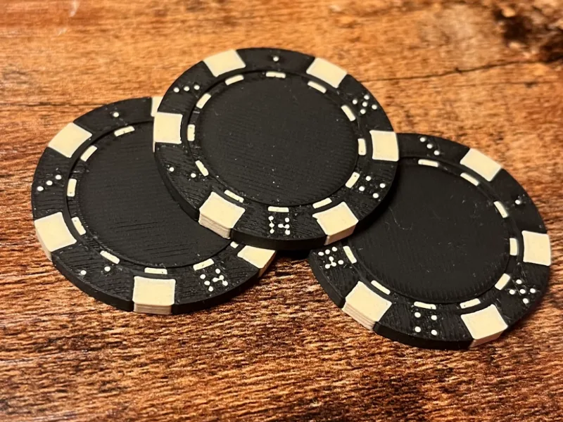 Weighted Poker Chips