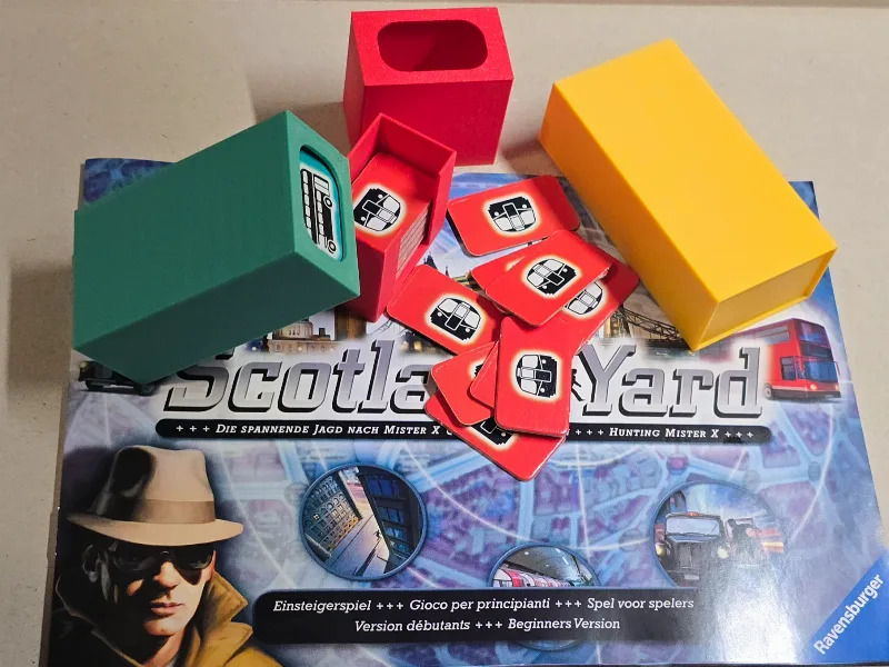 Scotland Yard Travel Ticket Storage
