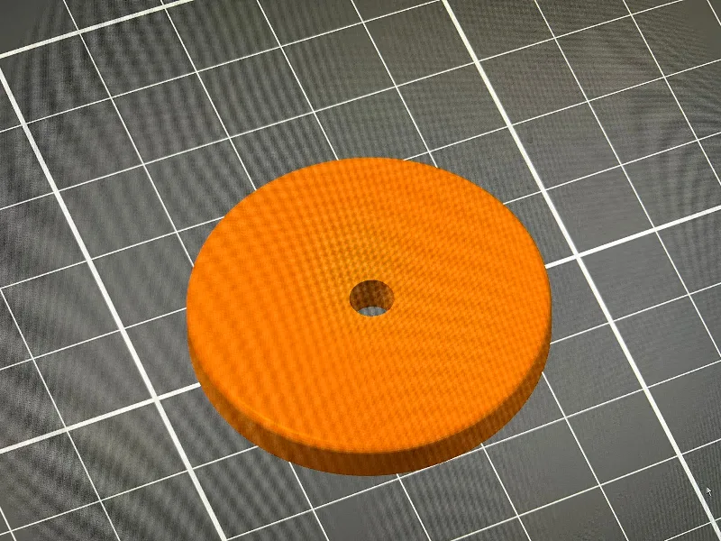 Simple Carrom Disc