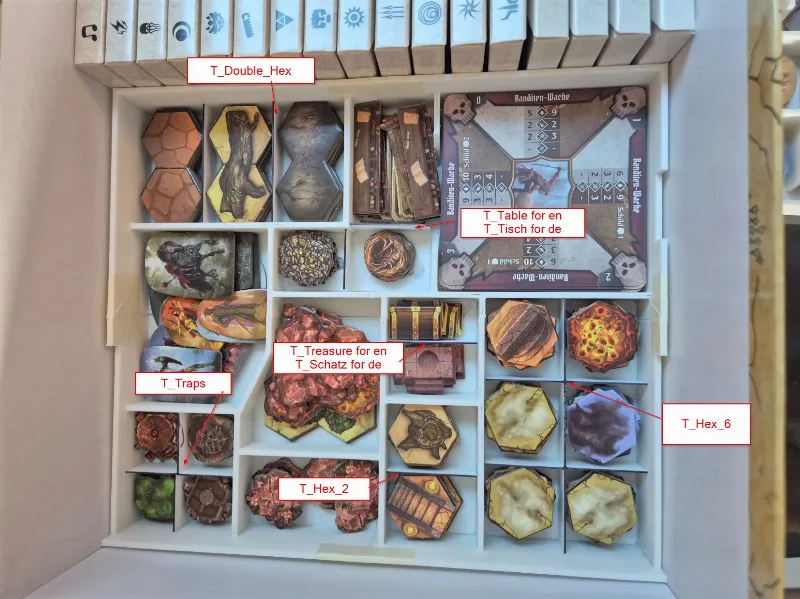Organizers for Gloomhaven Insert - Remix