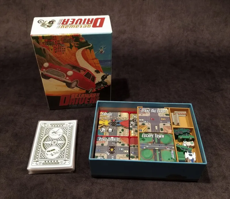 Streets of Turin - Board Game Organizer for Getaway Driver from Store All The Bits