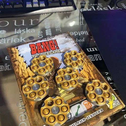 Bang - Bang the Dice Game Revolver Health Dial