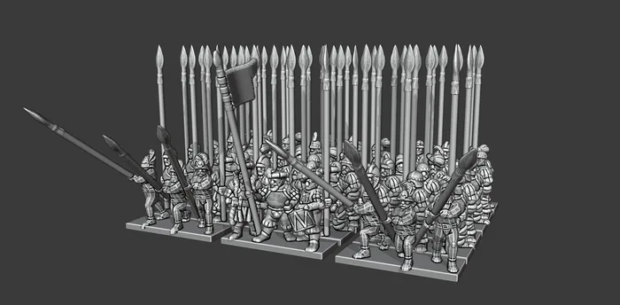Warmaster Dogs of War Pikemen