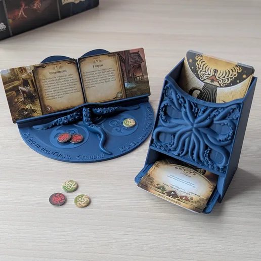 Stand for scenario cards and Encounter Deck for Arkham Horror LCG