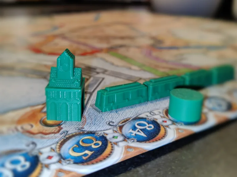 Ticket to Ride spare parts - No supports needed