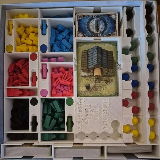 Ticket to ride Europa + 1912 expansion 6 color insert