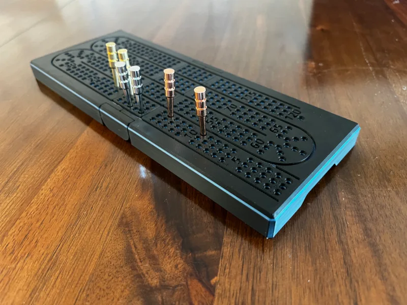 Travel Foldable Crib (Cribbage) Board