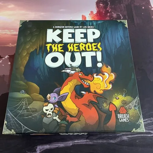 Keep The Heroes Out All In One Box Insert plus Playing with Fire - German/English