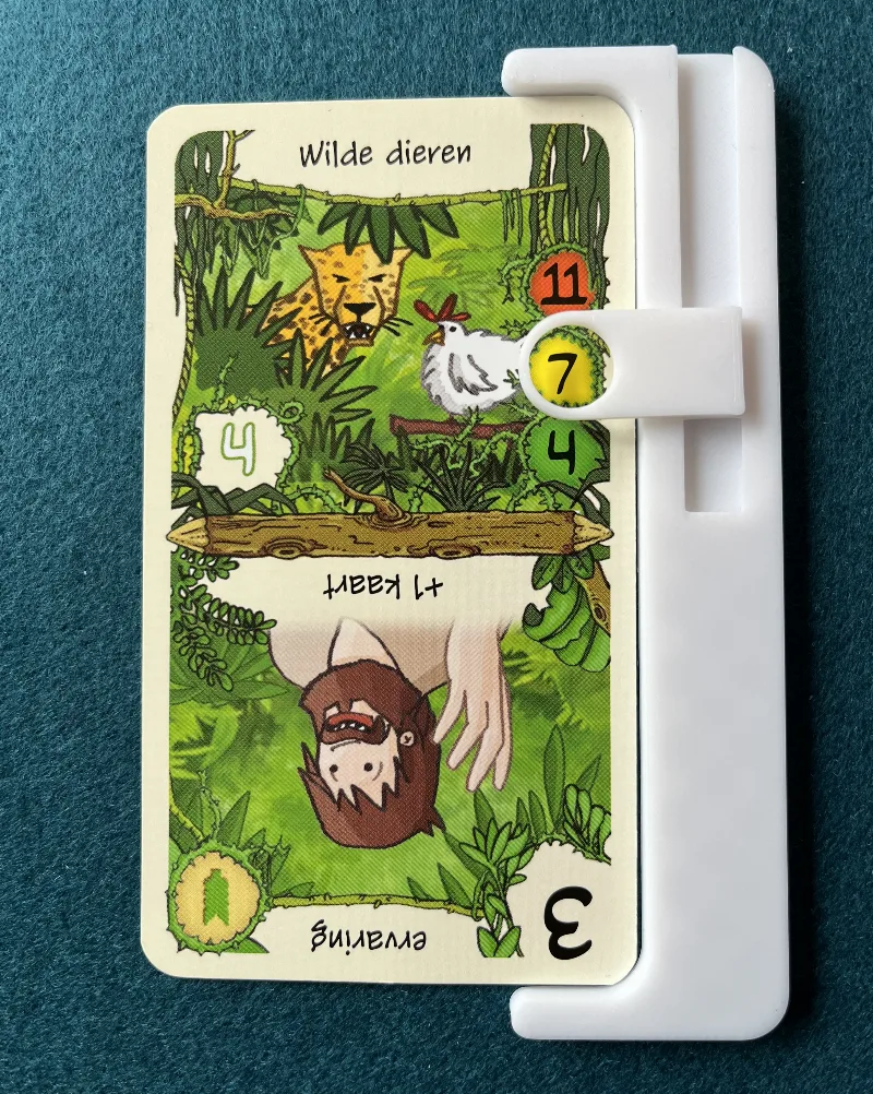 Friday card game hazard level indicator