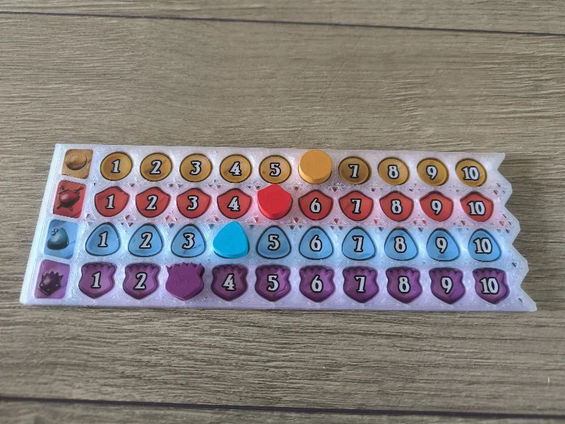 Království Valerie ( Valeria: Card Kingdoms) - Player board overlay