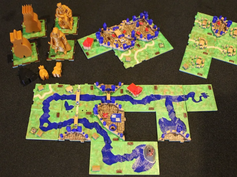 Rifraf 3D Carcassonne Exp 6 Count, King & Robber