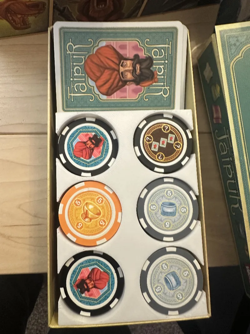 Insert for Jaipur 1st Edition With Poker Chips