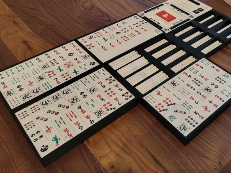 Riichi Mahjong Tile Tray for Box