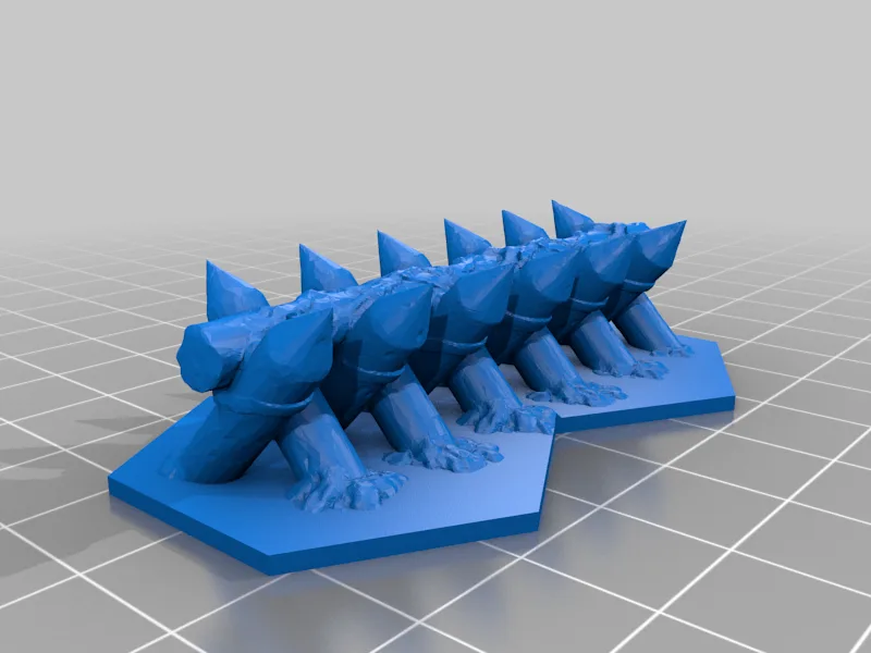Gloomhaven Obstacle Spikes 2-hex gap fixed