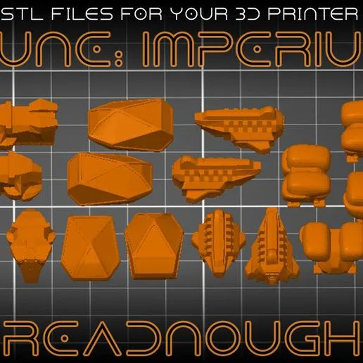 Dune Imperium Dreadnought - STL files for 3D print /Unofficial