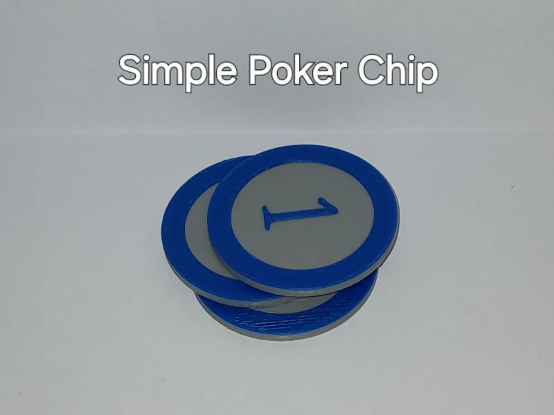 Simple Poker Chip