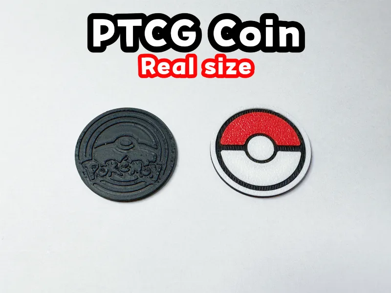 Pokémon Trading Card Game Battle Coin - Poké Ball (Japanese Size | For Actual Gameplay)