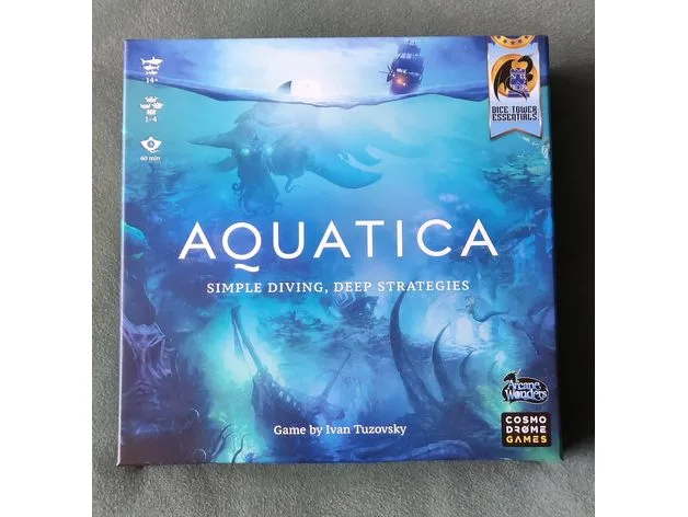 Aquatica + 2 Expansions Board Game Organizer - Sleeved Cards