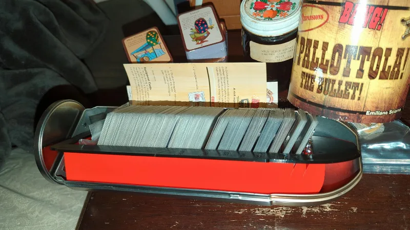 Bang! The bullet - custom insert for sleeved cards