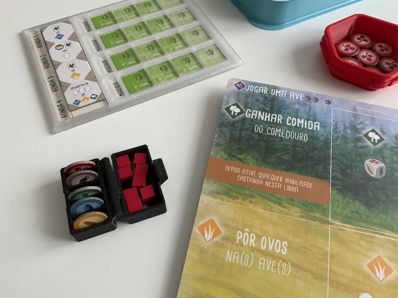 Wingspan Player Cube and Resource Holder