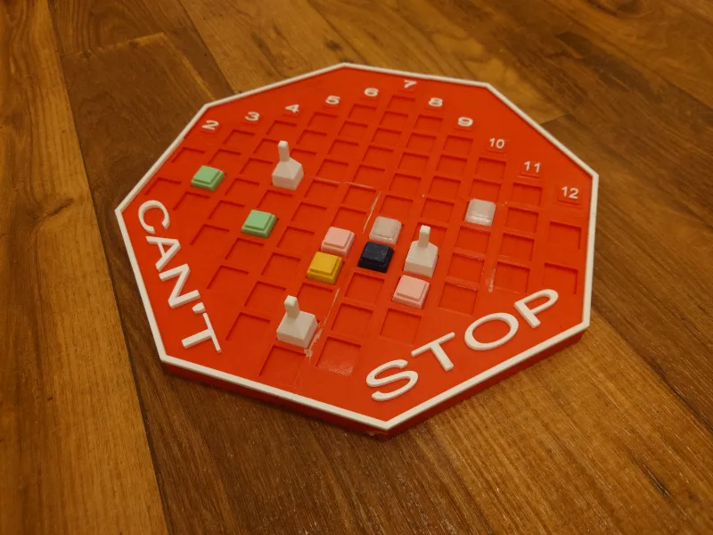 Can't Stop Board Game Compatible Pieces