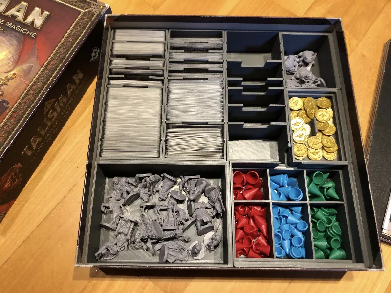 Talisman inlay box - sleeved cards