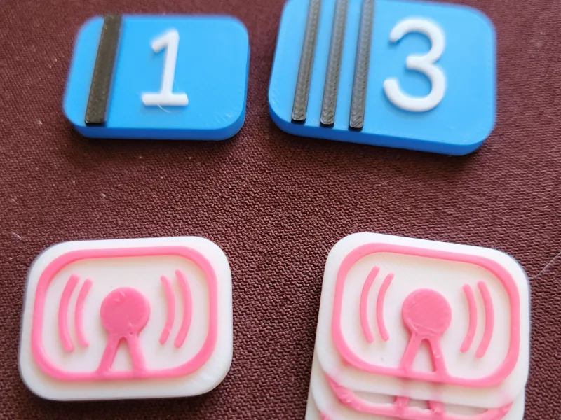 Galactic Cruise board game tokens