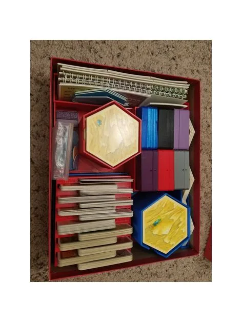 Settlers of Catan Organizer Insert- Cities & Knights, 6 players, All in one box