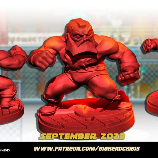 zangief street fighter marvel united fan art style