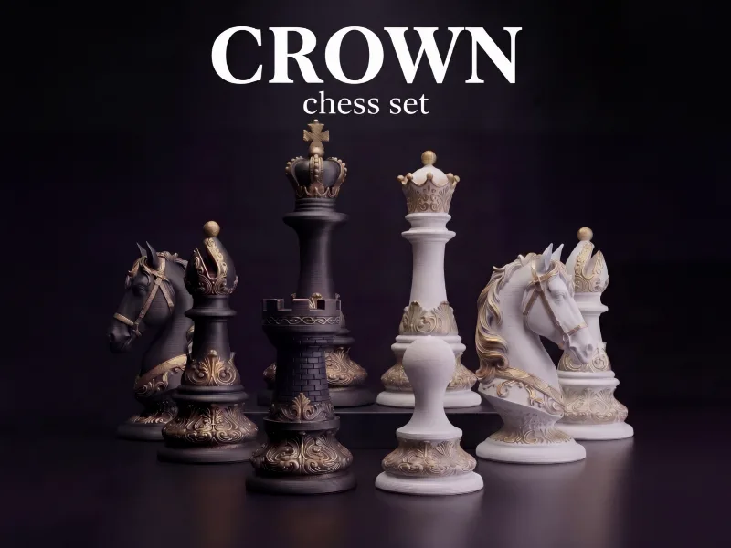 Crown Chess Set