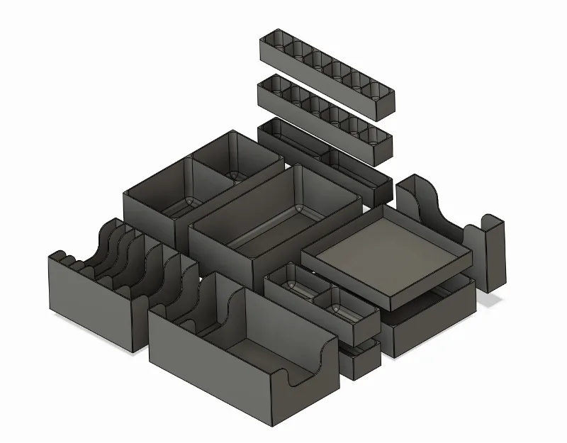 Earth Board Game Organizer (v3 Sleeved)