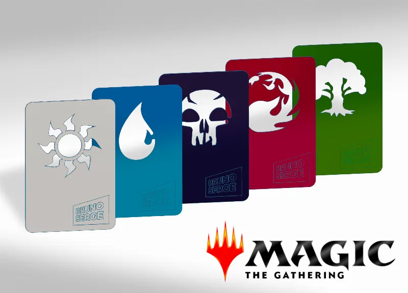 Magic: The Gathering Full Cutout Mana Dividers
