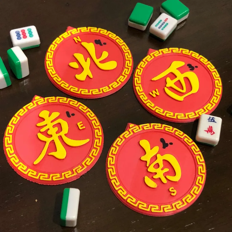 麻將 Mahjong Wind Tokens