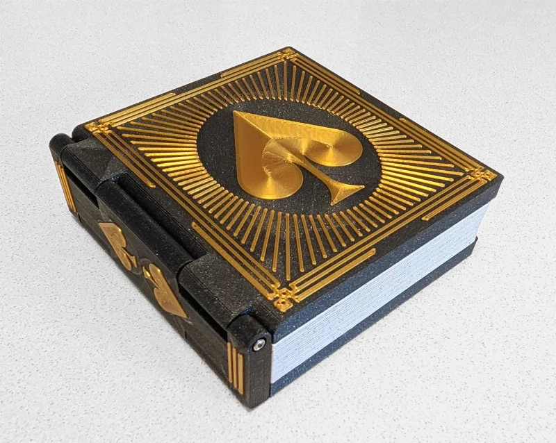 Art Deco Poker Card Deck Case