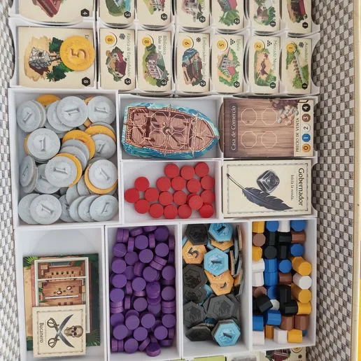 Puerto Rico boardgame insert (set up in 10 seconds)