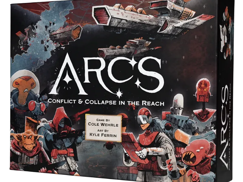 Arcs board game organizer (w/Leaders & Lore)
