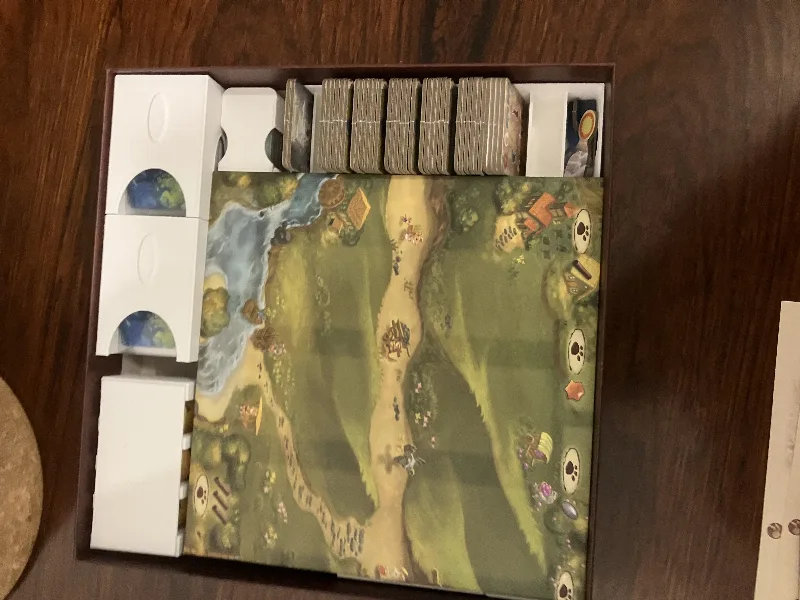 Everdell Duo Organiser/ Insert (optional lids; includes space for sleeved cards)