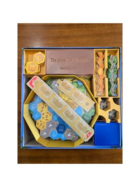 The Quest For El Dorado & Golden Temples - Insert / Organizer