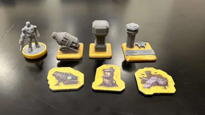 Buildings for Cry Havoc the Board game