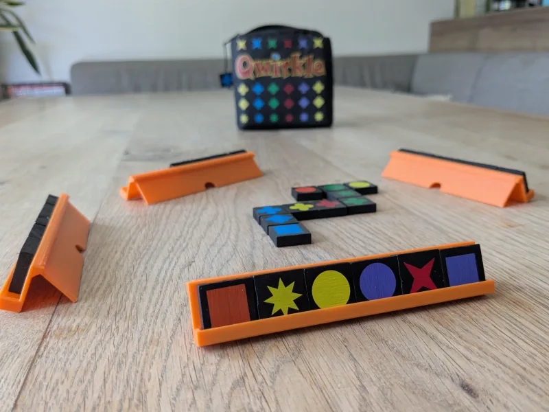 Folder Bowl Qwirkle Travel Tile Holder
