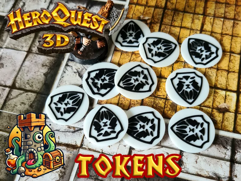 HeroQuest Monster Tokens Set