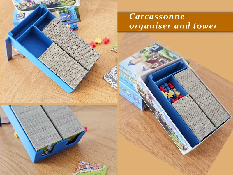 Carcassonne Organiser and Tower
